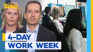 Medibanks fourday work week trial delivers impressive results  Today Show Australia [upl. by Yorztif]