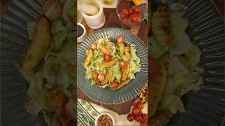 The best salad recipe from a very popular cafe chain  saladrecipe salads vegetables shots [upl. by Annoyik]