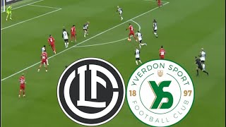 FC Lugano vs Yverdon Sport 20 Highlights  Swiss Super League 20242025 [upl. by Magnuson]