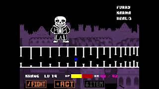 Undertale False Reset Completed furry  karma  extra heals [upl. by Ayram]