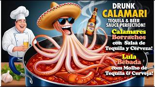 The Secret to Calamari in Rich Tequila amp Beer Tomato Sauce Drunk Squid Drunk Calamari [upl. by Atterys619]