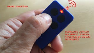 Mando universal para clonar o copiar mando del garaje [upl. by Strephonn]