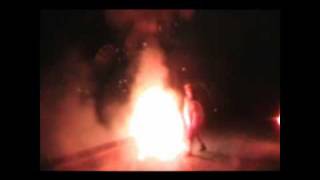 6 inch shell firework explodes on ground 4th of july [upl. by Elime]