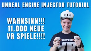 WAHNSINN AB SOFORT 11000 NEUE VR SPIELE VERFÜGBAR Unreal Engine Injector Tutorial  Gameplay [upl. by Anertal584]