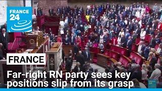 In France the farright RN party sees key positions in Parliament slip from its grasp • FRANCE 24 [upl. by Rudy]