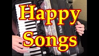 Accordion Happy Songs [upl. by Eilitan]