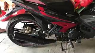 Rapido Y15ZR Y15 Yamaha Road Sporty Exhaust Standard Std Cutting [upl. by Toh]