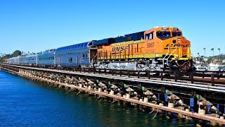 BNSF Special Passenger Trains [upl. by Aihtennek]