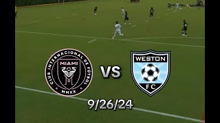 Weston FC vs Inter Miami CF Academy  U12 Florida Academy League Highlights [upl. by Birgit]