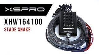 XSPRO XHW164100 Stage Snake  Sigler Music [upl. by Loren]