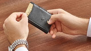 TRAVANDO Austin RFID Slim Wallet with Money Clip Review [upl. by Yrrehc]