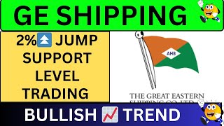 GE SHIPPING SHARE SUPPORT LEVEL  GE SHIPPING SHARE TARGET 🎯  GE SHIPPING SHARE LATEST NEWS [upl. by Roselia]