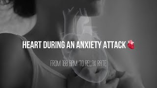 Palpitations of the heart when anxious and then calmed down🫀  From 180 bpm to 60bpm [upl. by Ker]