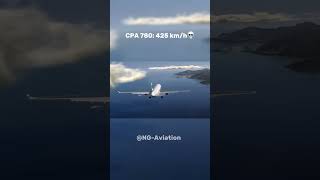 CPA780 Landing speed💀 [upl. by Enirol85]