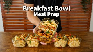 5 Meal Prep Bowls In Less Than 1 Hour  Breakfast Meal Prep Recipe [upl. by Cralg]