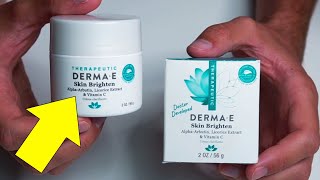 Derma E Skin Brightening Cream Review Link Below 👇 [upl. by Kiah79]