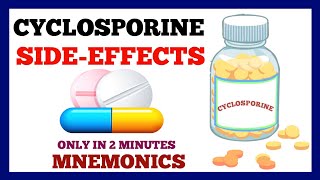 Cyclosporine Side Effects MNEMONICS  Pharmacology [upl. by Lissi31]