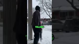 Man With GUN Stops Porch Pirate [upl. by Georgeanna]