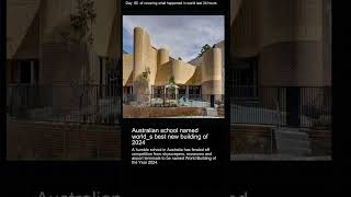 Australian school named worlds best new building of 2024 [upl. by Jane]