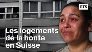 Logements de la honte  la pauvreté en Suisse  RTS [upl. by Nairred982]