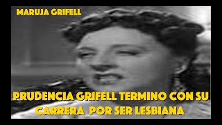 Prudencia Grifell termino con su carrera por ser lesbiana [upl. by Iemaj]