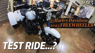 TEST RIDE of the new 2023 Harley Davidson Freewheeler I WAS TOO LATE [upl. by Leahcimnoj]