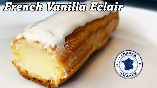 homemade vanilla eclairs recipe  how to make vanilla eclairs [upl. by Saideman]