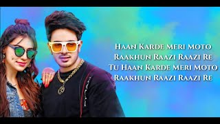 Wish quotHaan Karde Meri Motoquot Full Song Lyrics ▪︎ Diler Kharkiya Ft Ginni Kapoor [upl. by Tallu485]