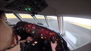 Falcon 20 Landing Cockpit Grenada [upl. by Ahsima]