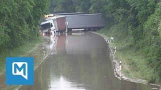 Hochwasser in Niederbayern  Video aus dem Katastrophengebiet Simbach am Inn [upl. by Sari]