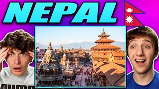 Americans React to Geography Now Nepal [upl. by Ajak]