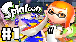 Splatoon  Gameplay Walkthrough Part 1  Intro Multiplayer and Single Player Nintendo Wii U [upl. by O'Neill800]