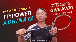 FLYPOWER ABHINAYA wajib coba sob flypowerindonesia bulutangkis [upl. by Nirehs]