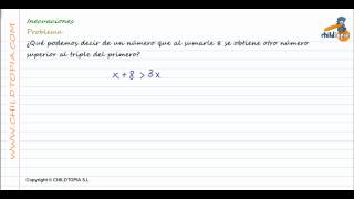 Inecuaciones Problemas 4º de ESO matemáticas [upl. by Meggi]