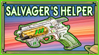 Salvagers Helper 🌓 HIGHEST DPS PISTOL 🌓 The Outer Worlds Unique Weapon Guide [upl. by Wilsey]