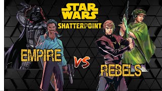 Star Wars Shatterpoint Rebels vs Empire Battle Report S02E34 [upl. by Berthe]