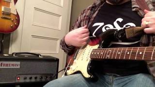 TBCS4E12 Fender 60s Road Worn Stratocaster w Friedman Dirty Shirley Mini Demo [upl. by Yevette]