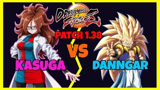 DBFZ PATCH 138  KASUGA vs DANNGAR Kefla Labcoat 21 Android 18 vs Jiren Cell Gotenks [upl. by Einaffit837]