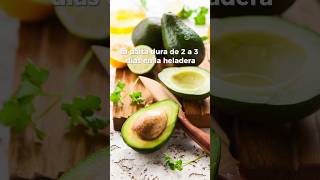 🥑El TRUCO para conservar Aguacate en la heladera sin que se oxiden después de cortarlo sabiasque [upl. by Eleanora]