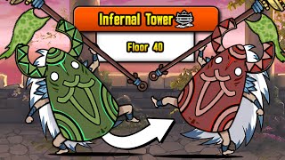 Defeating and Unlocking SPIRITUAL YULALA in Infernal Tower Battle Cats [upl. by Llennaj]