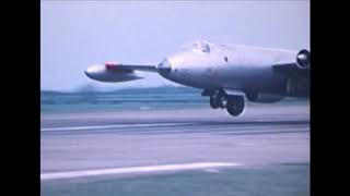 The most impressive lineup of English Electric Canberra aircraft ever rare footage [upl. by Halona]