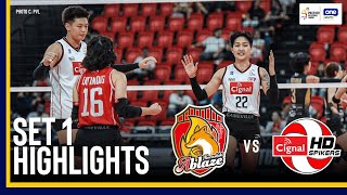 KURASHIKI vs CIGNAL  SET 1 HIGHLIGHTS  2024 PVL INVITATIONAL CONFERENCE  September 11 2024 [upl. by Elocn727]