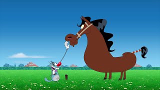 Oggy and the Cockroaches  Horse ride s03e25 Full Episode in HD [upl. by Latsirc]