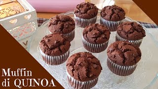 Muffins senza glutine e senza latticini  quinoa e cioccolato [upl. by Ahtelat130]