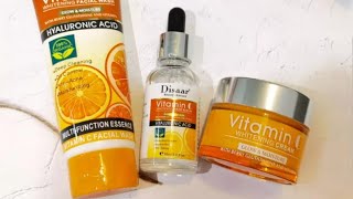 Disaar Vitamin C Whitening amp Glowing Skin Care Set [upl. by Manon]