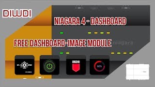 Tridium Niagara 4  Example Dashboard 1 free image module  JACE [upl. by Ayerf]