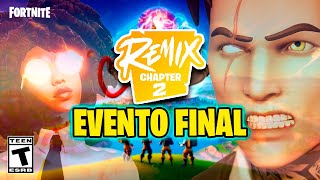 Así será el EVENTO FINAL de FORTNITE CAPÍTULO 2 REMIX 🎬🔥 [upl. by Hubie406]