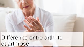 Différences entre arthrose et arthrite  symptômes causes diagnostic et traitement [upl. by Barta]