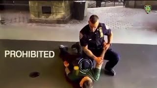 NYPD officers given instruction in takedown techniques [upl. by Uzziel572]