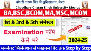 ccsu exam form fill 2024 ccsu examination form kaise bhare 2024 ccsu examination form 2024 [upl. by Tnelc104]